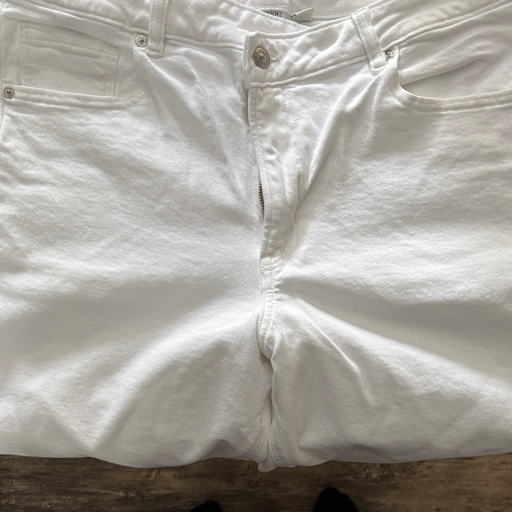 American Eagle Outfitters White Ankle Jeans